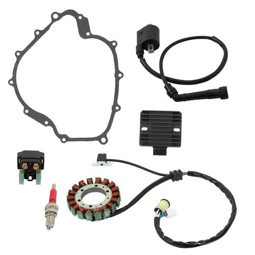 DURAFORCE For 2004-2007 Yamaha Rhino 660 YXR660 Ignition Coil & Stator Regulator Relay Kit