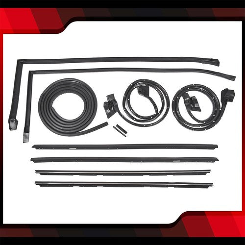 DURAFORCE Fits 83-88 Monte Carlo SS 9pc Roof Rail Window Trunk Seal Weatherstripping Kit