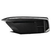 DURAFORCE Front Fog Light Lamp Covers W/Chrome For 2019-2021 Honda Civic Coupe/Sedan LH&RH
