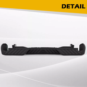 DURAFORCE Black Steel Rear Step Bumper for 2005-2021 for Nissan Frontier no Sensor Holes