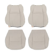 DURAFORCE For Chrysler 300C 2005-2010 4PCS Both Side Bottom&Top Seat Cover Lt Gray Leather