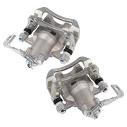 DURAFORCE 2Pcs Rear Driver & Passenger Brake Caliper with Bracket for Kia Soul 2014-2018