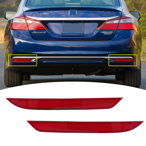 Rear Bumper Reflector Tail Light Left & Right For 2016-2017 Honda Accord 16-17
