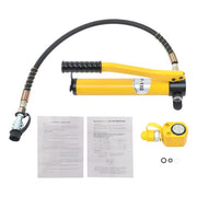 DURAFORCE 5 Ton Hydraulic Jack Power Ram Kit and CP-180 Manual Hydraulic Hand Pump