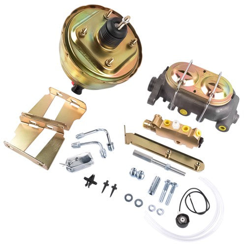 DURAFORCE Power Brake Booster 1" Bore Master Disc/Drum Kit for Chevrolet 150 210 1955-1957