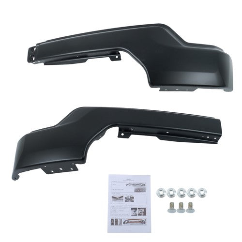 DURAFORCE Durable Split-type Black Front Bumper Assembly Fit For GMC Sierra 1500 2019-2021