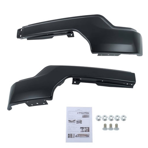 DURAFORCE Durable Split-type Black Front Bumper Assembly Fit For GMC Sierra 1500 2019-2021