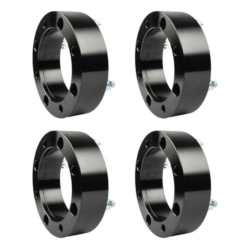 DURAFORCE For Polaris Ranger RZR Wheel Spacers 4x156 2" 131mm M12x1.5 4Pcs Silver 2013+