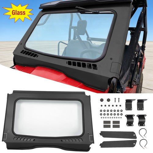 DURAFORCE For 2015-2024 HONDA PIONEER 500 /21-25 PIONEER 520 Front Clear Glass Windshield