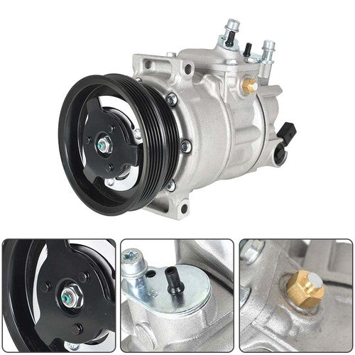 DURAFORCE A/C AC Compressor For Volkswagen Beetle 2008-2010 2012-2014 2.5L L4 CO 4574JC