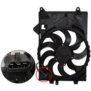DURAFORCE For 13-18 Chevy Trax 1.8L Plastic Radiator AC Condenser Electric Cooling Fan
