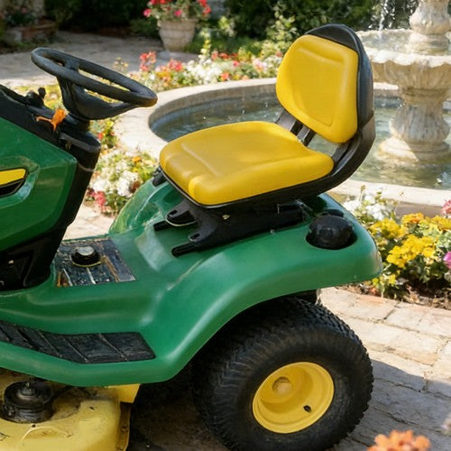 DURAFORCE Yellow Plastic Seat For John Deere X500 X520 X530 X540 X570 X580 #AUC11188