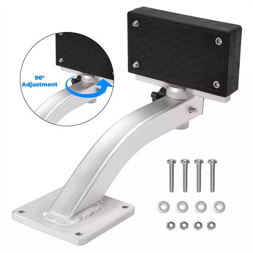 DURAFORCE Boat Trolling Motor Mount Motor Bracket With Hardware Oxidation Painted Universal