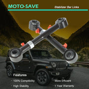 DURAFORCE For 2.5-6" lifts 07-18 Jeep Wrangler Sport Front Sway Bar Links Disconnects