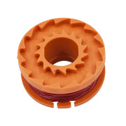 DURAFORCE 6 Pack 10FT Trimmer Line For WORX WA0010 WG151 WG152 WG153 W/ Spool Cap Cover