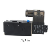 DURAFORCE 3 Way Normally Closed DC 110V Electric Solenoid Air Valve 1/4" NPT
