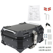 DURAFORCE 22L Black Motorcycle Luggage Waterproof Tail Box Scooter Trunk Storage Top Case