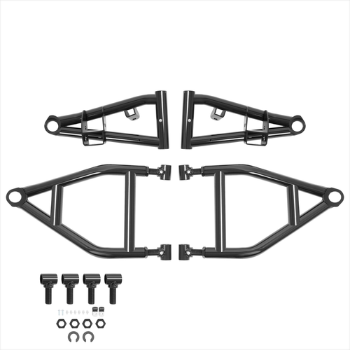 DURAFORCE Black High Clearance Front A Arm Kit For Kawasaki Teryx 2012 Up #AA-K-TRX4-HC-02