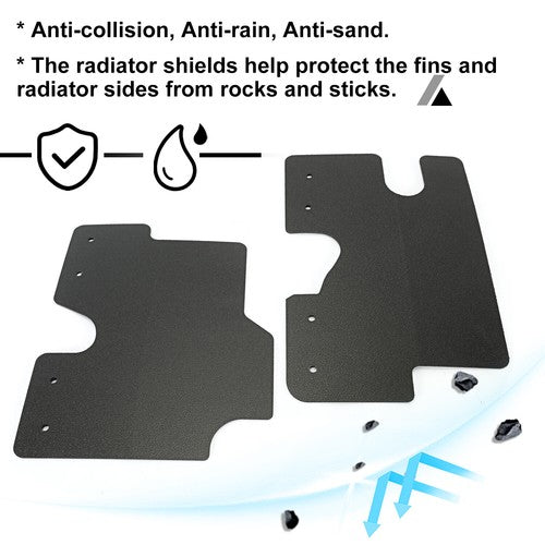 DURAFORCE Mud Guards Protection Radiator Shields Kit For Polaris General 1000 16-22