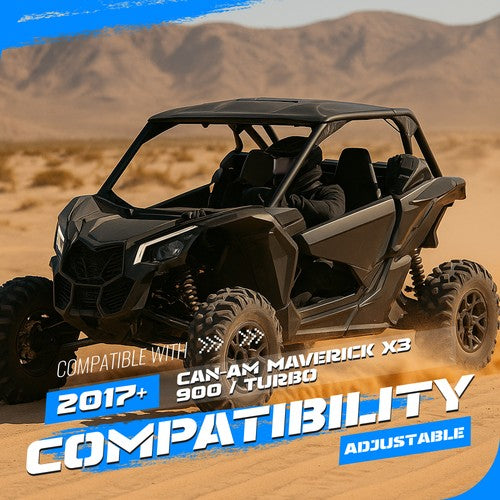 Steel Boxed Rear Radius Arms for Can Am Maverick X3 2017 Plus 64 Inch Body