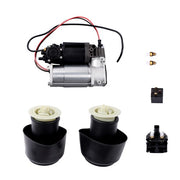 DURAFORCE NEW Rear Air Suspension Spring Bag Compressor Valve Block Kit 10-16 For BMW 550i