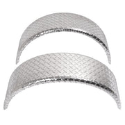 DURAFORCE 2-Pack 14 Gauge Aluminum Diamond Plate Round Trailer Cargo Fender 9" X 31" X 15"