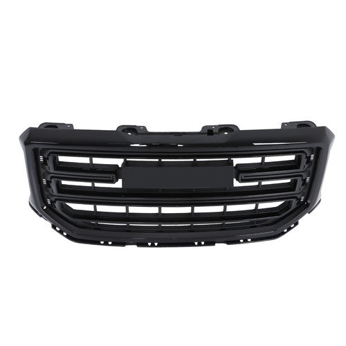 DURAFORCE New Gloss Black Plastic Front Bumper Grille For GMC Sierra 1500 2016 2017 2018