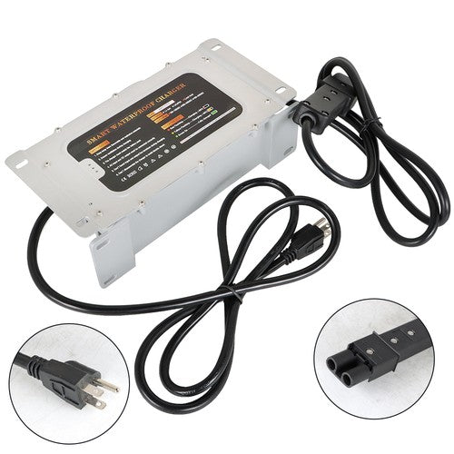 DURAFORCE Battery Charger 48V 15A 2 Pin Handle Waterproof For Yamaha G19/G22 Golf Cart