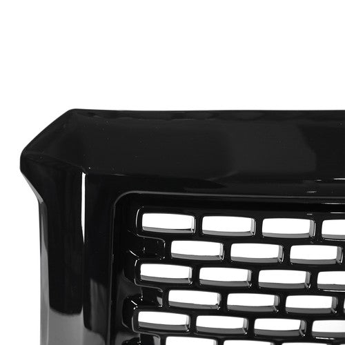 For 2014 2015 GMC Sierra 1500 Denali Style Front Bumper Grille Gloss Black