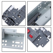 DURAFORCE 4 Pairs Undermount Drawer Slides 12 inch Undermount Soft Close Drawer Slides