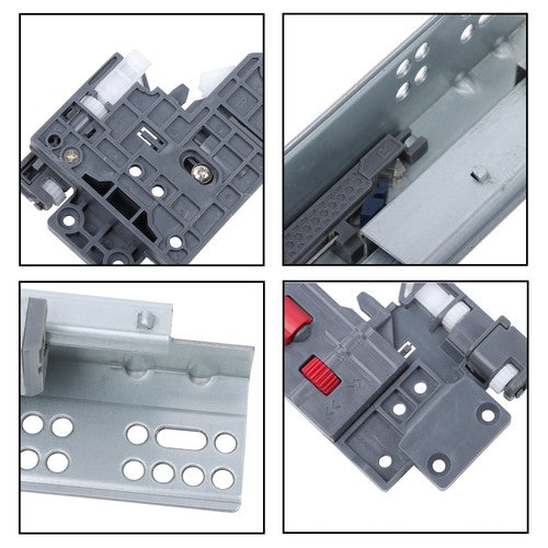 DURAFORCE 4 Pairs Undermount Drawer Slides 12 inch Undermount Soft Close Drawer Slides