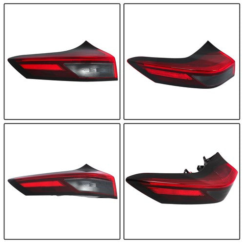 DURAFORCE For Nissan Rogue 2021-2023 Single LH Side Tail Light Replacement LED Clear Lens