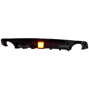DURAFORCE Rear Lower Diffuser Lip W/ LED Light for Infiniti Q50 2018-2023 2019 2020 2021