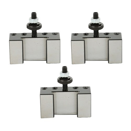 DURAFORCE 3 PCS OXA #1 Quick Change Turning & Facing Lathe Tool Post Holder 250-001 New