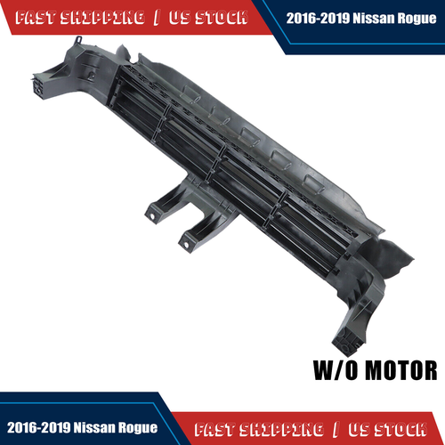 DURAFORCE Active Grille Shutter Assembly w/o Motor for 2016-2019 for Nissan Rogue