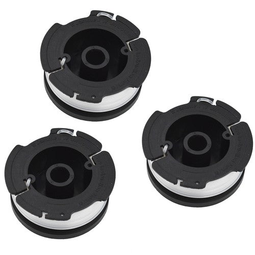DURAFORCE 3 Pack String Trimmer Spools For BLACK+DECKER AF-100-3ZP GH900 W/ 0.065" Line
