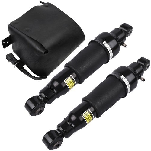 DURAFORCE 2Pcs Air Shock Absorber + 1Pc Compressor Pump Rear For Infiniti QX56 2007-2010