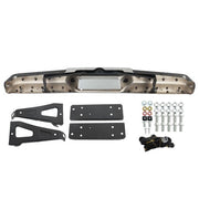 DURAFORCE Rear Step Bumper Assembly Chrome Steel Fit For 1997-2003 2004 Dodge Dakota