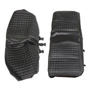 DURAFORCE Black Rear Seat Cover Kit Golf Carts For Club Car/E-Z-Go/Yamaha Universal Size