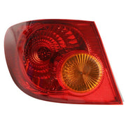 DURAFORCE Outer Tail Light Tail Lamp LH Left Driver Side for 2003-2008 for Toyota Corolla