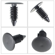 DURAFORCE 100Pcs 8mm Dia Hole Plastic Rivets Fasteners Brand New For Auto Bumper Fender