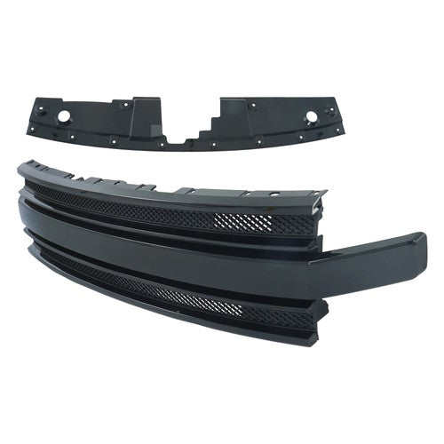 DURAFORCE Gloss Black Compatible FIT For Ford Flex 2013-2019 Front Bumper Grille Assembly