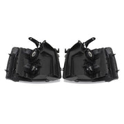 DURAFORCE Headlights Headlamps Black Housing Pair For 07-14 Chevy Silverado 1500-3500 New