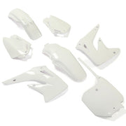 DURAFORCE White Restyled Plastic Kit Shrouds Fenders Fairing For Honda CR85R CR85RB 03-07
