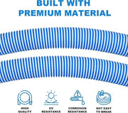 DURAFORCE 6 Pack Pool Cleaner Hose for Zodiac X7 T3 T5 MX6 MX8, 39" Twist Lock Hoses