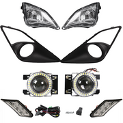 DURAFORCE 8PCS Clear Fog Light Side Marker Lamp for Scion FR-S for Toyota GT86 2012-2016
