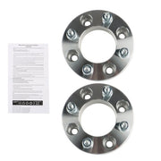 DURAFORCE For Suzuki Silver 2Pcs Wheel Spacers 4x110 1.5" 74mm Hub Bore M10x1.25