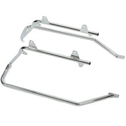 DURAFORCE Saddle bag Saddlebag Conversion Brackets Mounts for Harley Softail 84-17 Chrome