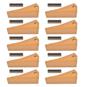 DURAFORCE 23 230 Series 230S Bucket Teeth with 23TF/23FP Flex Pins for Excavator 10 Piece
