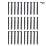 DURAFORCE Edging Nails Garden Anchoring Spikes 8 Inch 60 Pcs Plastic Spiral Landscape